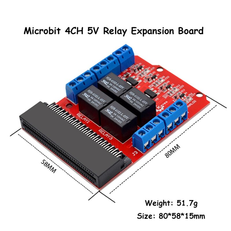 A40I Microbit 4 Channel Relay  - Kids Education Channel recension och pris